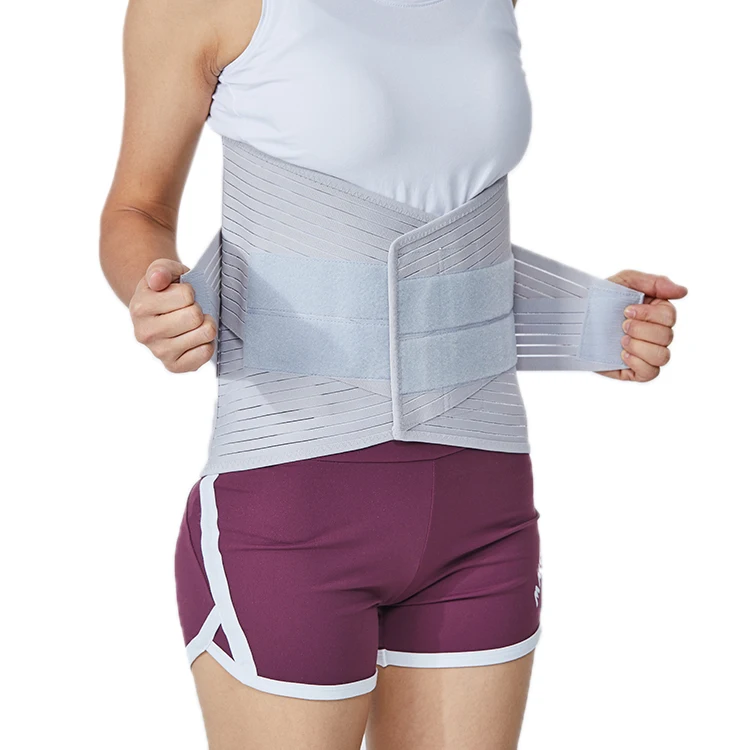 Adjustable  Elastic  Back Pain Relief Tightening Brace Bandage Lower Back Support Lumbar Waist Belt Straps
