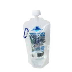 Outdoor sports environmental protection recyclable water bag suction bag Easy to carry when folded