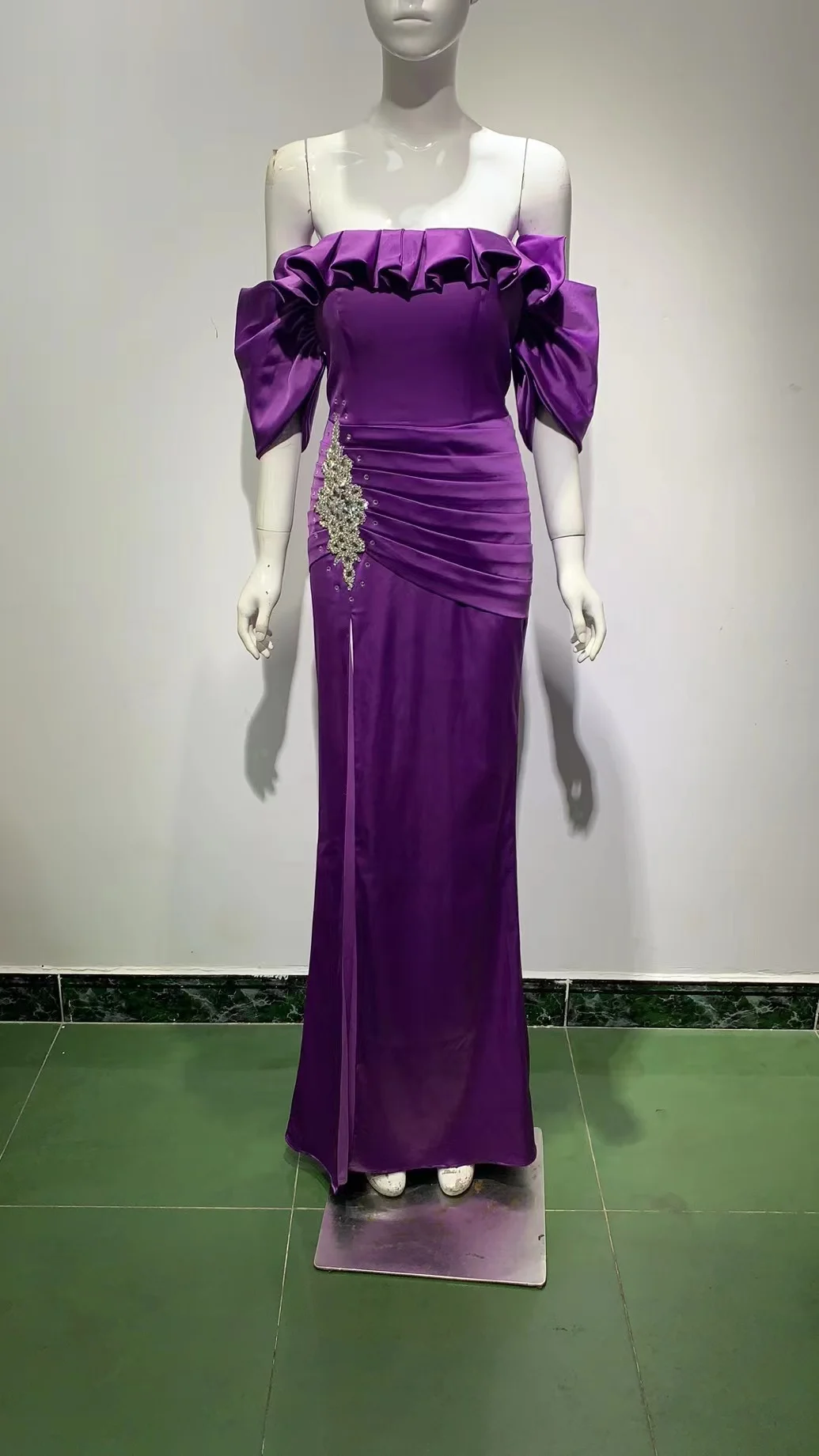 Новое поступление, платье без бретелек, платье, женское, для знаменитостей, подиумное длинное вечернее платье