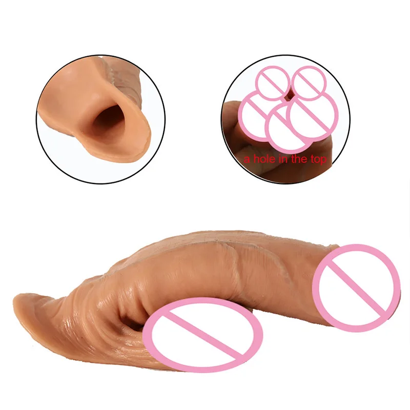 GF протезирование оптовая продажа упаковщик пениса реалистичный расширитель силиконовое устройство транс-пениса