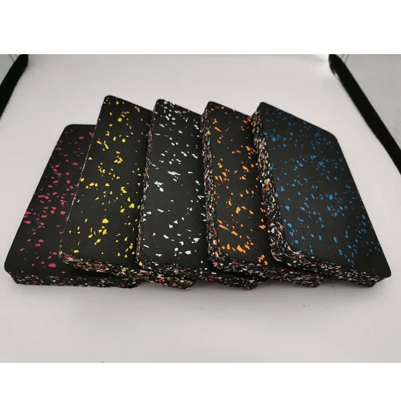 Shockproof Gym Floor Tile for Indoor  Fitness Toxic Rubber mat Playground rubber mat for sale