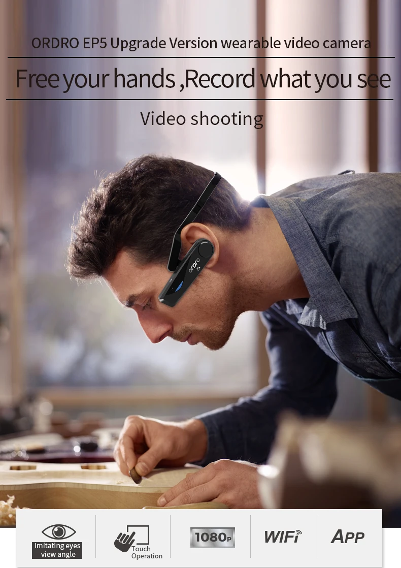 EP5 Vlog  FHD  Mini Camcorders Wifi Small Gift Wearable Wireless Digital Video Camera