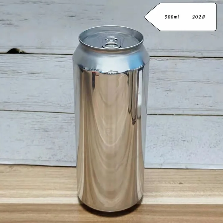 Logo Printed 250ml 330ml 500ml Aluminum Can Beer Juicer Beverage Can with 202 Lid