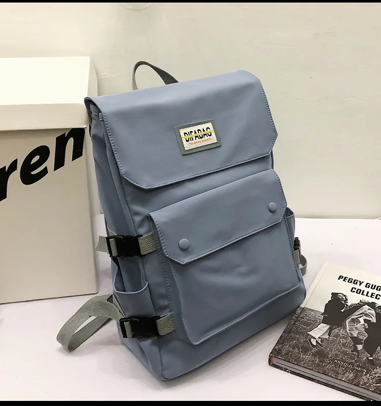 Schoolbag Fashion Trend Wild Ins Korean Version Student Backpack Unisex Large Capacity Breathable Backpack Wholesale