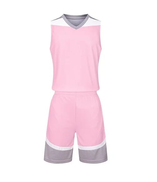 Customized logo basketball uniform set adult team club training competition professional sports jersey