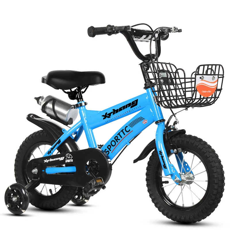 Factory Cheap 4 Wheel Boy Cycle 12 16 18 Inch Bisicleta Children Mountain Bicycle Kids Bike for Child 3-8 Years