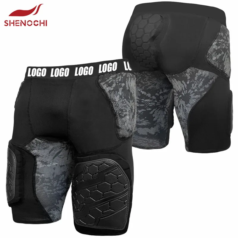 Custom Mens Sports Football Girdles 5 Pad Compression Youth American Football Girdles With Pads