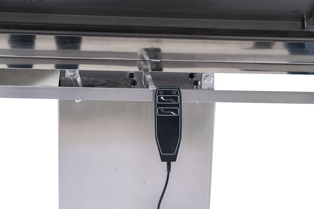 Pet animal hospital clinic stainless steel V shaped Thermostatic dog cat veterinary surgical operating table with warm heating