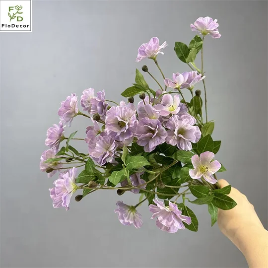 Хит продаж искусственные 3 головки маленькая бабочка Ranunculus шелк домашний Свадебный декор цветы