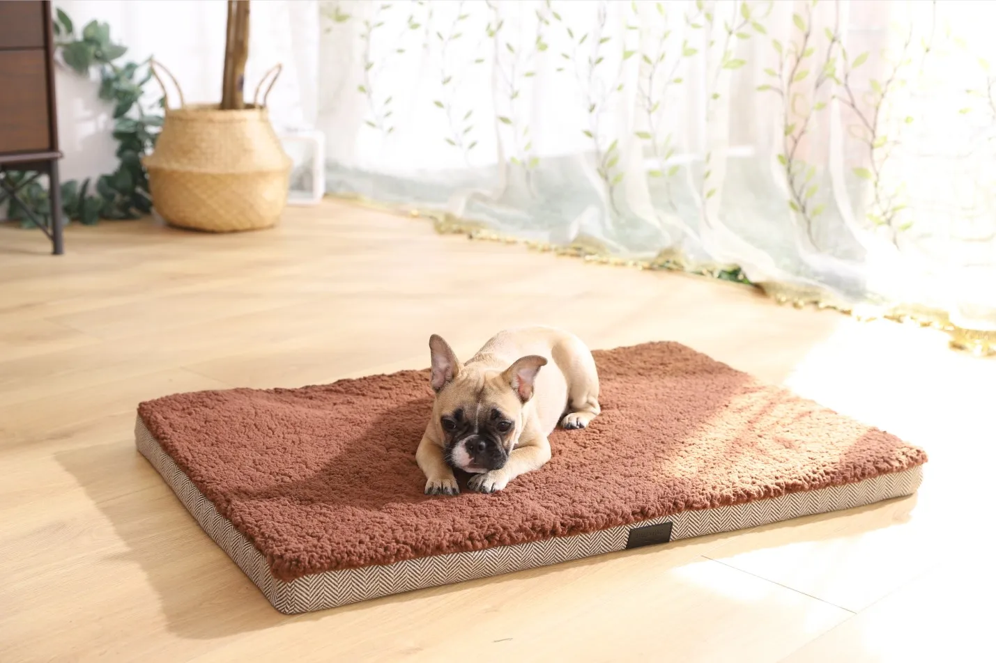 Tianyuan Pet Comfortable Dog Cage Mat Warm Soft Orthopedic Pet Dog Mat Bed