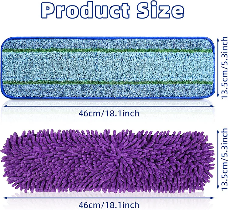 Mop Pads for Bona Family of Mops Pet Microfiber Sweeping Pad Microfiber Deep Clean Pad