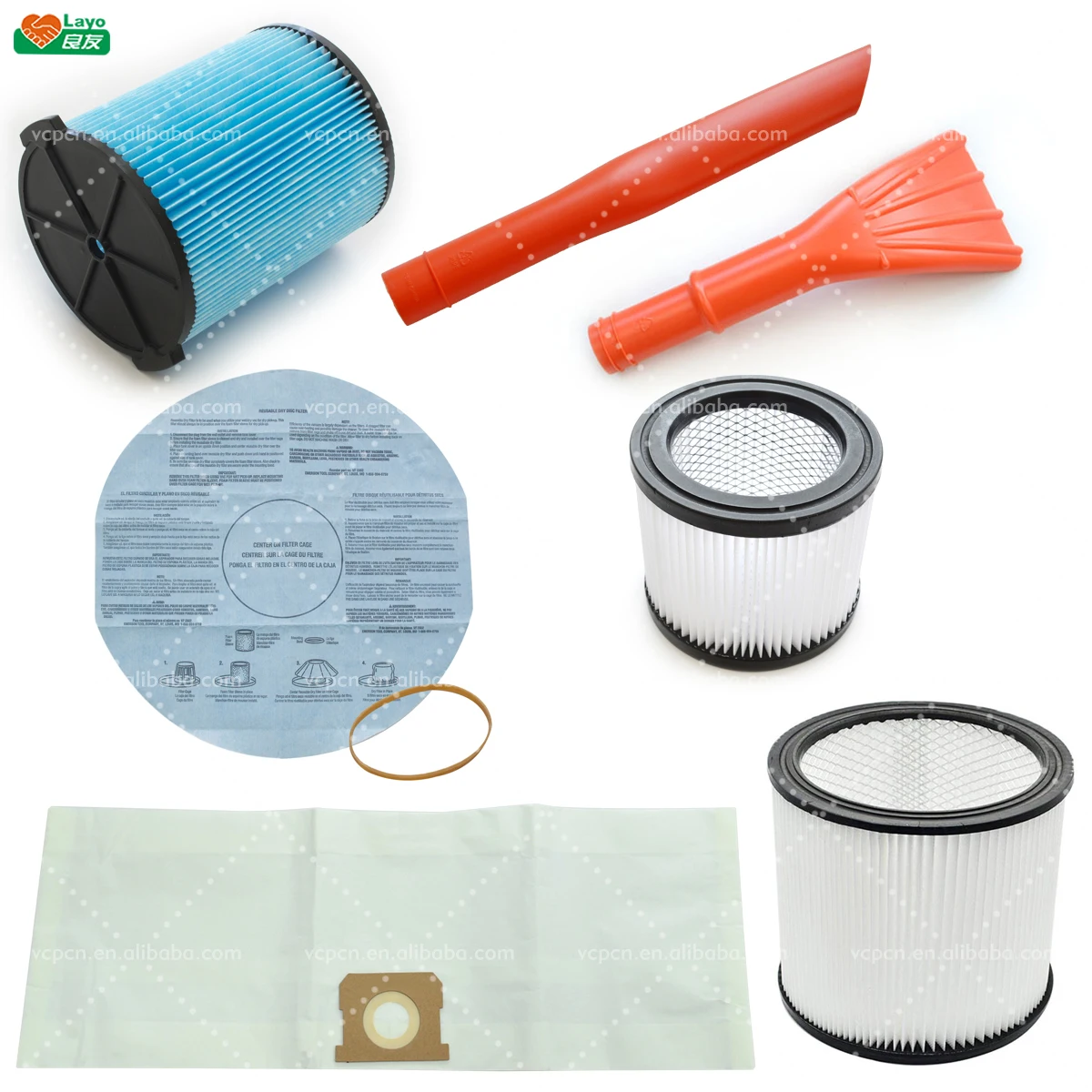 Diameter 38mm Industrial Use Handle Nozzle For Shop vac Vacuum Cleaner Spare Parts Accessory Crevice Tool Brush Nozzle Wand