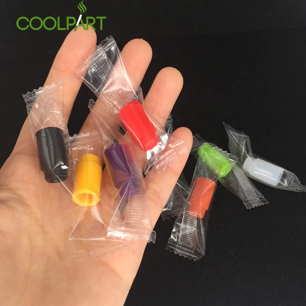 
Colorful Mouthpiece 510 Silicone Disposable E-Cigarette Drip Tip For Atomizer 