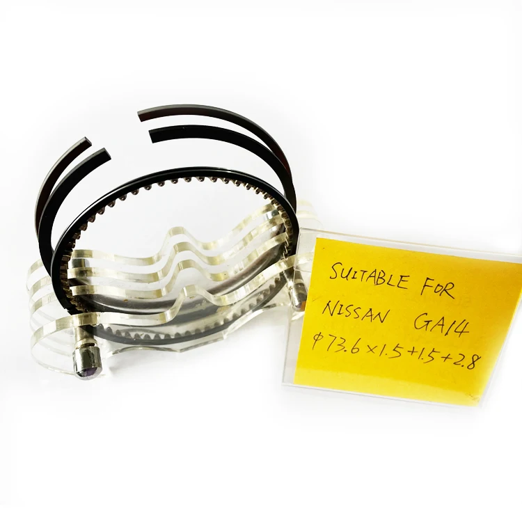 Competitive price auto parts piston ring for NISSAN GA14 73.6MM 4CYL/SET 12033-87A10 12033-53Y00
