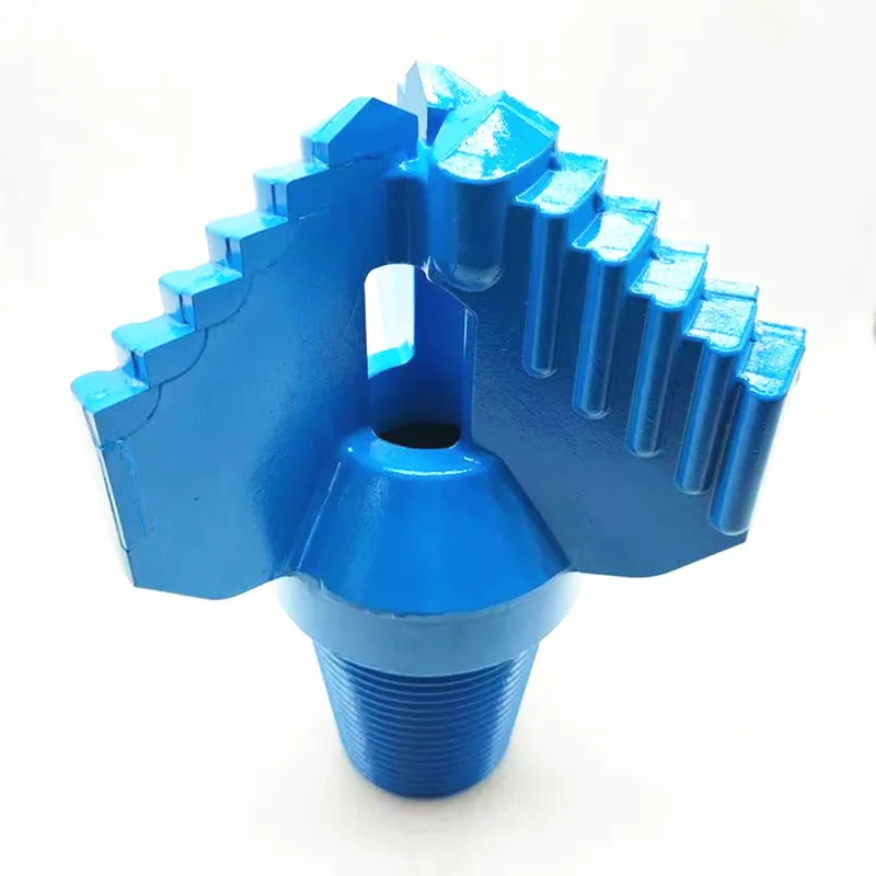 For Hard Rock  3 wings drag Bits drilling tools  tungsten carbide step drag bit 8 1/2 inch 215mm