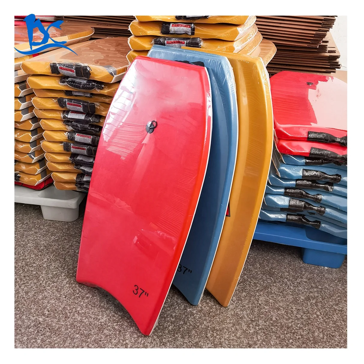 Customized Shape Bodyboard EPS Foam Body board With Surfing Leash