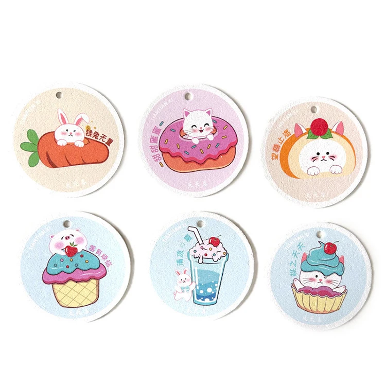 Multicolor Custom Design Carton Printing Eco Friendly Compressed Cellulose Magic Kitchen Dish Washing Limpieza Cleaning Sponge