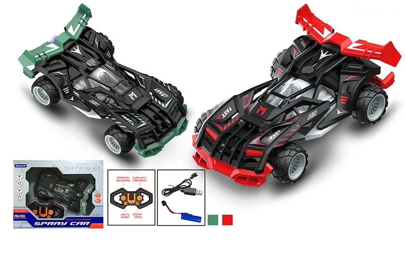 High-Speed 2.4G RC Car 1:16 Scale Spray 6-Channel Remote Control Drift Car Electric Hobby Metal Model for Children
