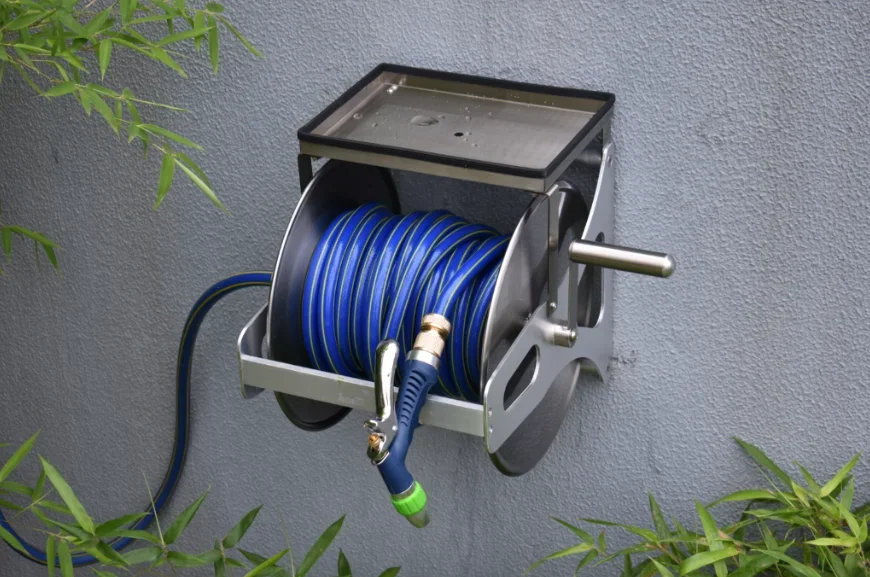 Online shopping multi-function wall mounted metal garden water portable hose reel cart