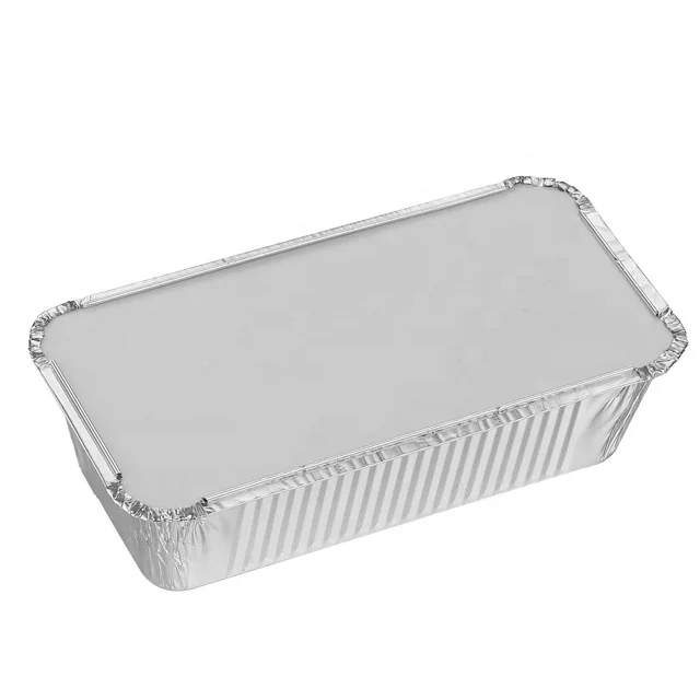 Barquettes Alu Jetables Traiteur 22x11x5cm 900ml Loaf R14L Fast Food Storage Containers aluminum foil food container REC22125I