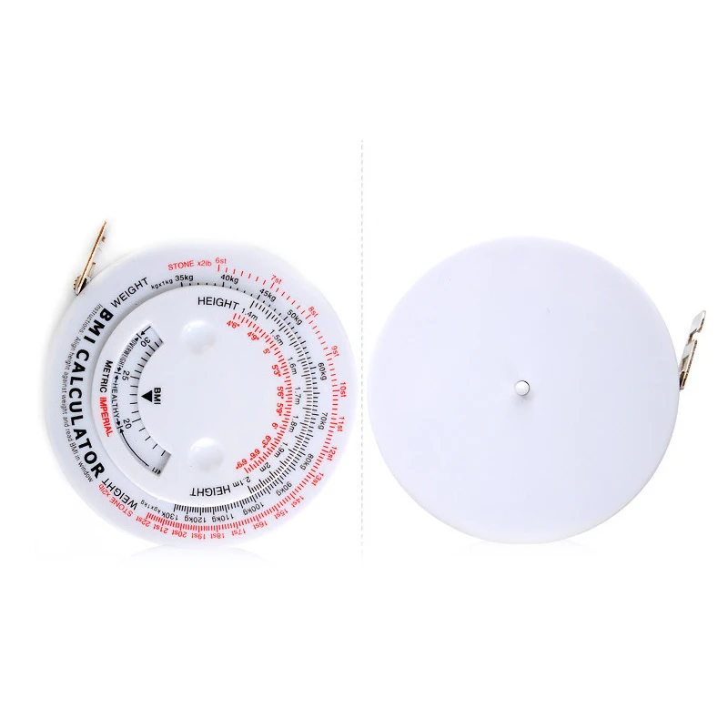 Metal hook gift measuring tape measure with bmi calculator