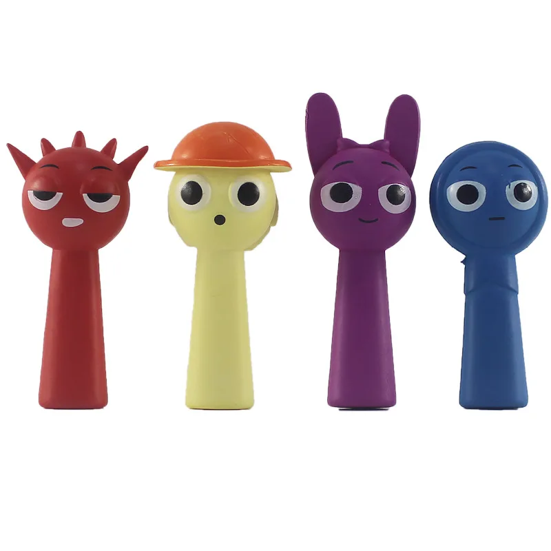2025 New Arrival Sprunki PVC Rhythm Box Cute Kawaii Action figure Toy & Anime Doll Game Accessories Gift for Kids