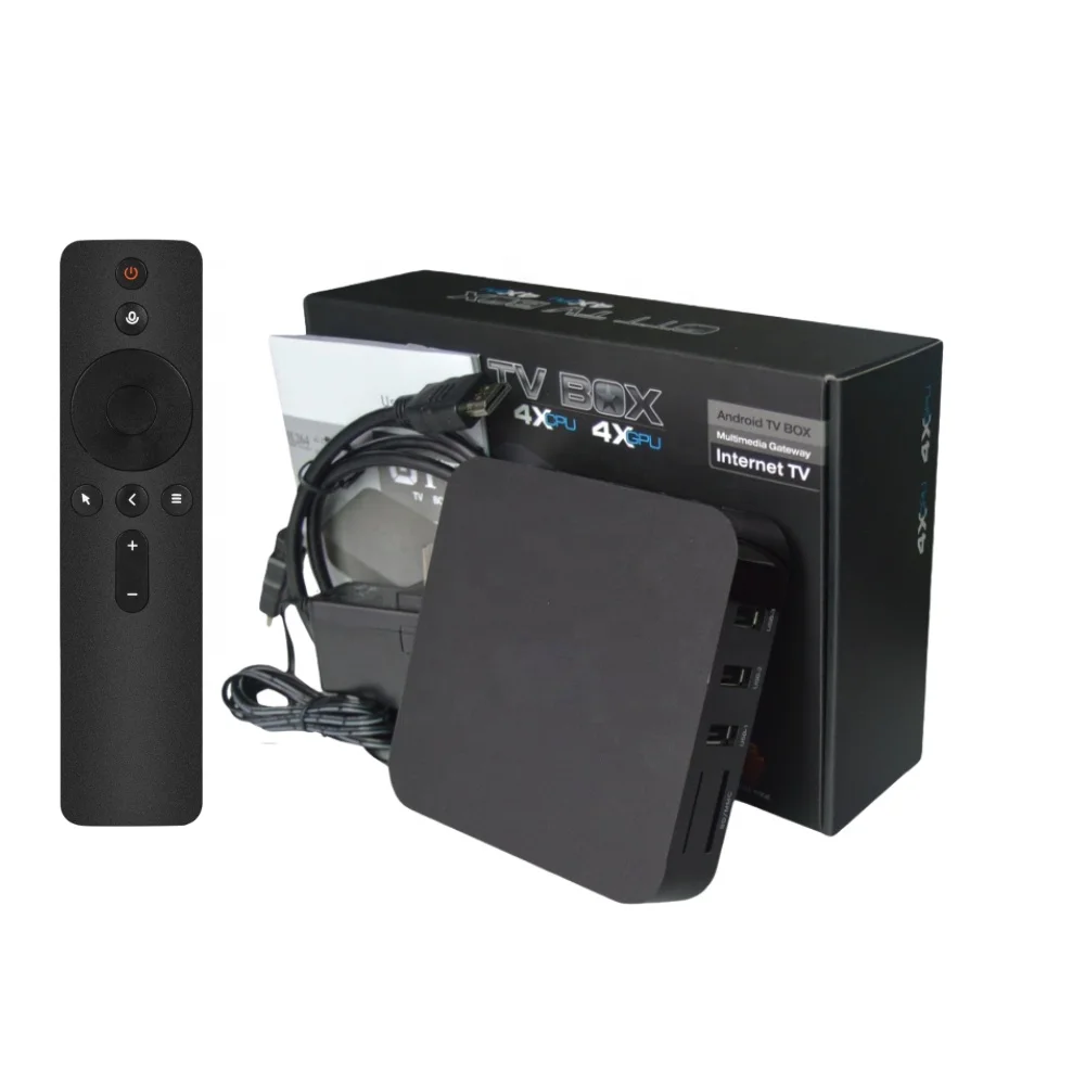 2.4G 5g HD streaming tvbox Android 7.1 1gb 8gb Internet satellite tv receiver 4k