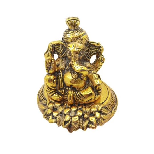 Souvenir Indian God Lord Ganesh Statue Vintage Ganesha Mini Statue Small Elephant God Of New Beginnings Success And Wisdom
