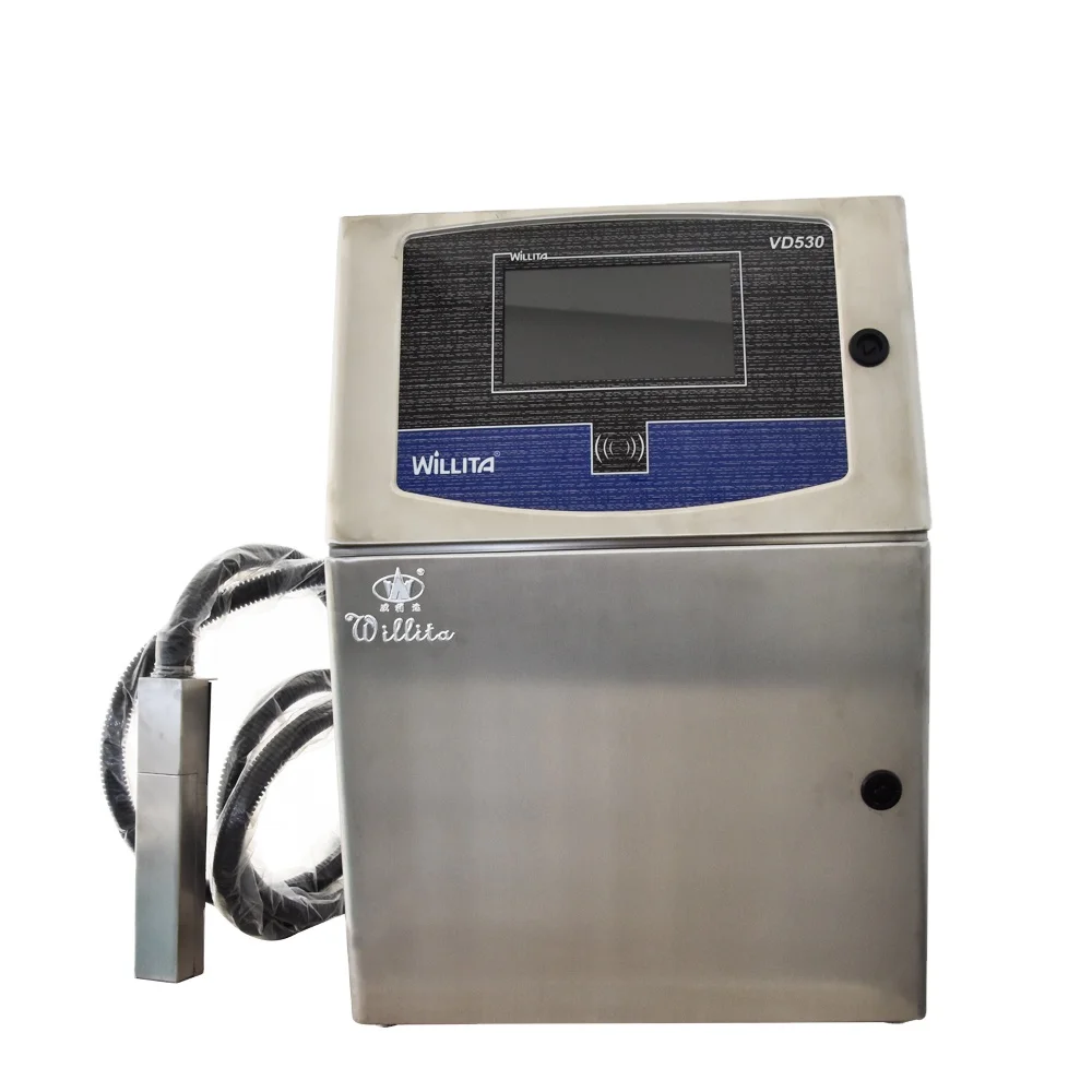 Factory Direct Sale Cij Industrial Continuous Small Character Inkjet Printer Automatic Cij Jet Printer