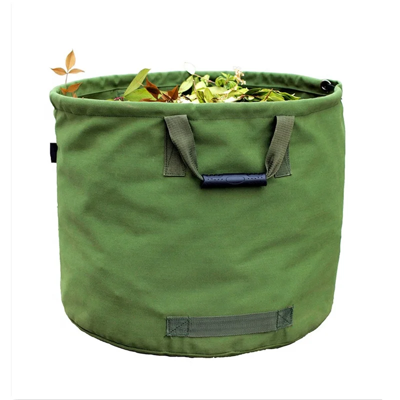 Heavy Duty Garden Waste Bag Reusable Yard Waste Bag Gardening Trash Lawn Leaf Bag