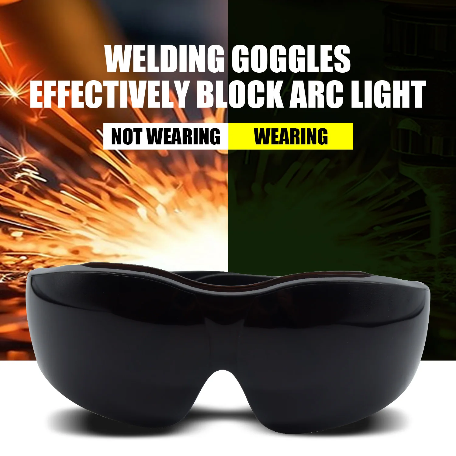 Grade 3-13 Shields Gray Eyewear Protective Eyes Safety Welding Grinding Helmets Protector Cutter Welder Soldering Glasses