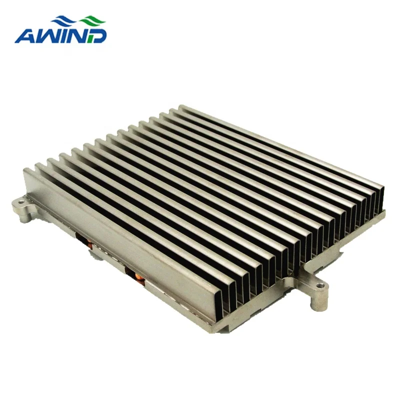 AL6063 board folded stamped fin heatsink 80mm aluminum extrusion folding heat sink copper heat pipe for laptop cpu electronics