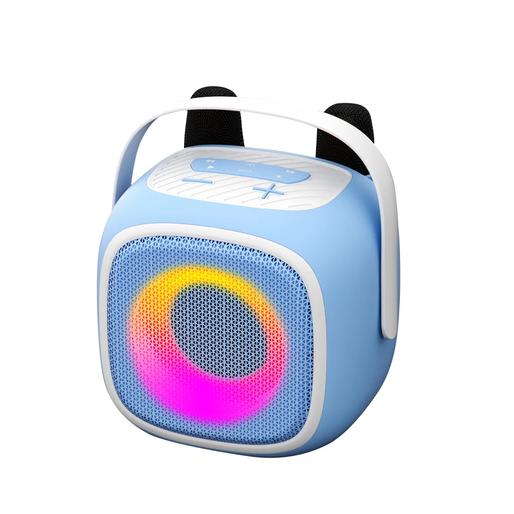 LED light 20W loudspeaker Double Microphone USB 2400mAh speaker Handsfree RGB led light sports outdoor bt speaker