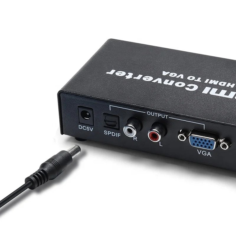 Video HDMI to VGA Converter 3D  1920*1080P 60Hz HDMI to VGA Switcher