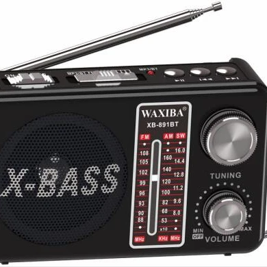 XB-891BT WAXIBA портативное радио с BT беспроводное соединение многофункциональное FM AM SW Boombox классическое