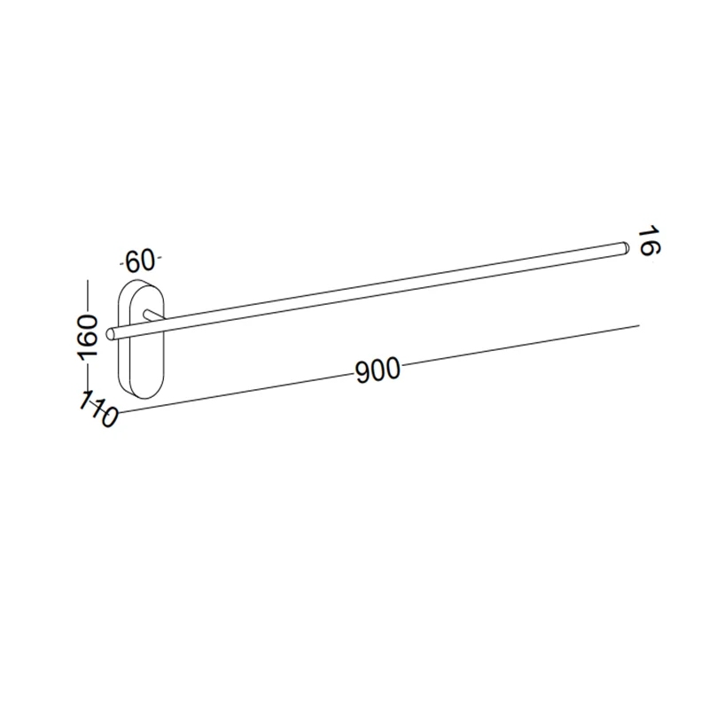 passun rotatable slim led wall light 10w