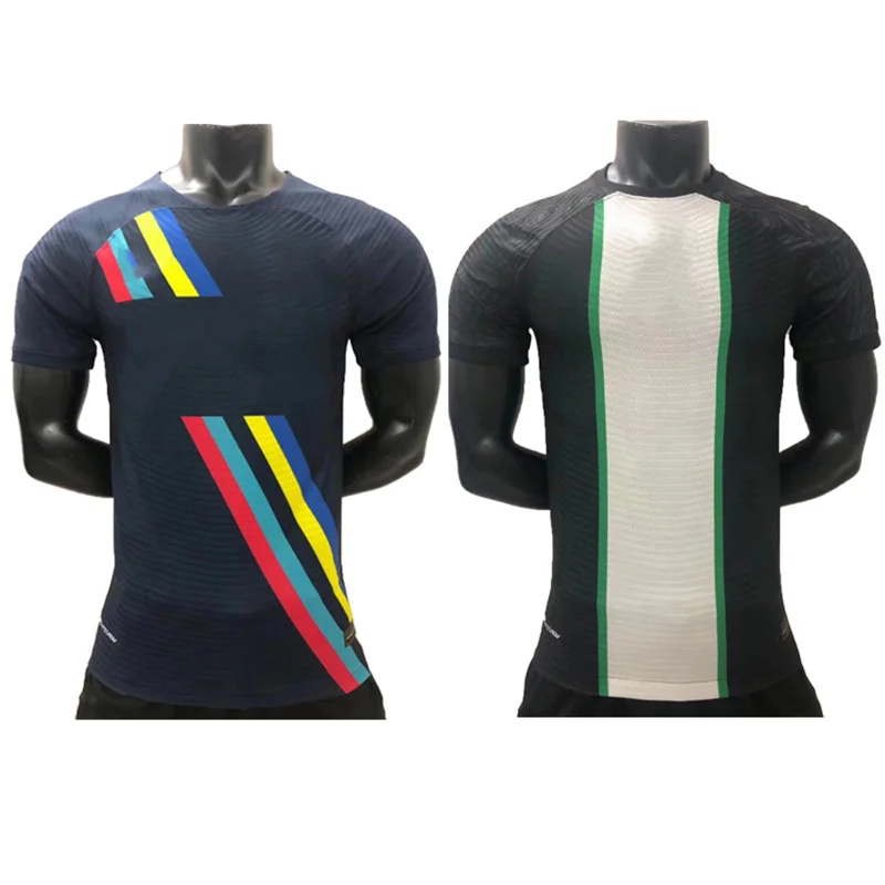 Custom high quality cheap football jerseys tailandia retro bulk jersey player version soccer jersey