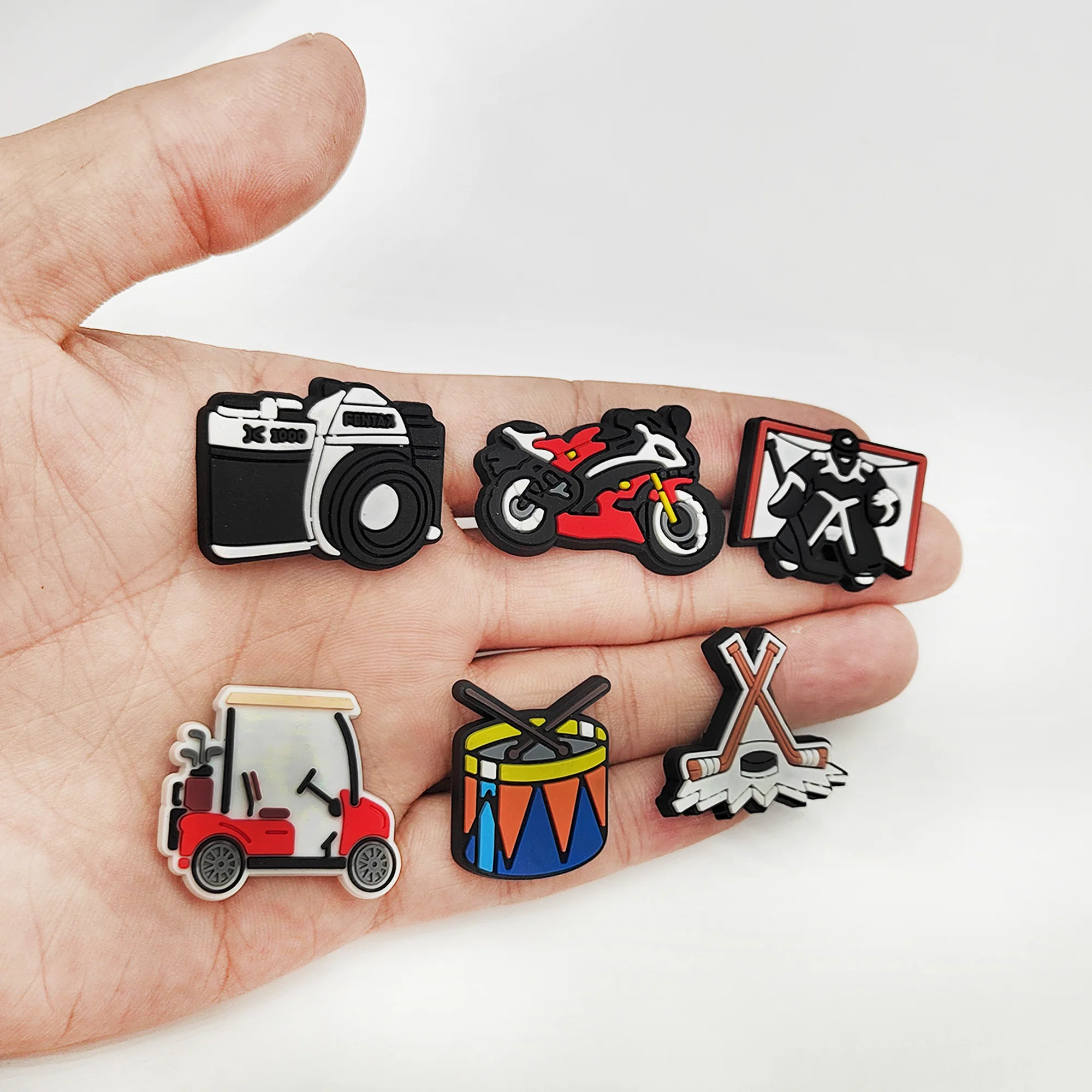 Wholesale PVC Kid Clog Shoe Charms Shoes Decorations Attractive Flower Croc Shoe decoration