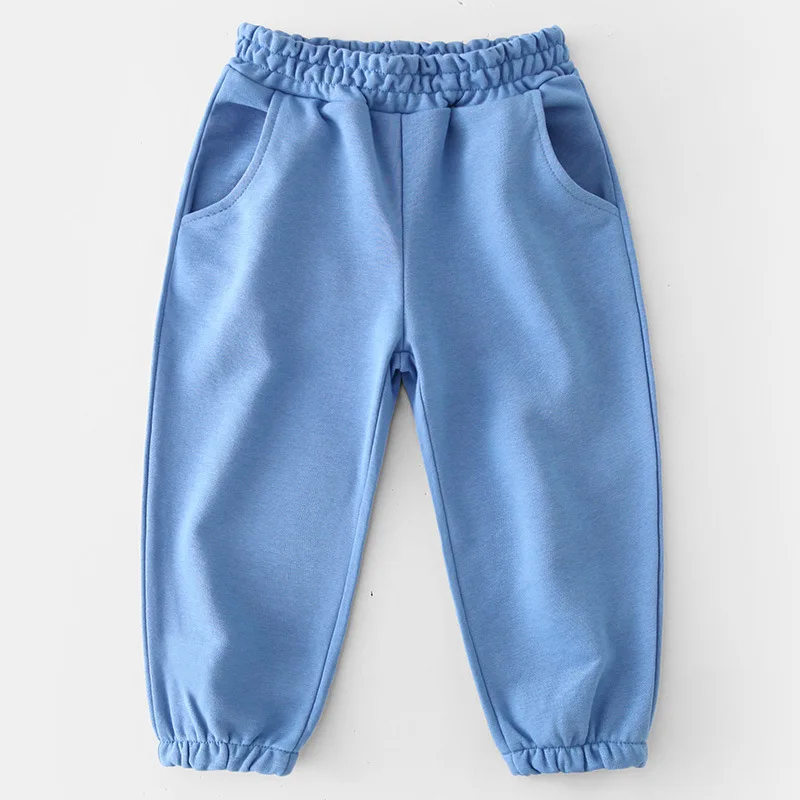 2024 New Custom Cotton Kids Joggers Wholesale Casual Boy Kid Pant Children Jogger Pants Kids Sweat Long Pants