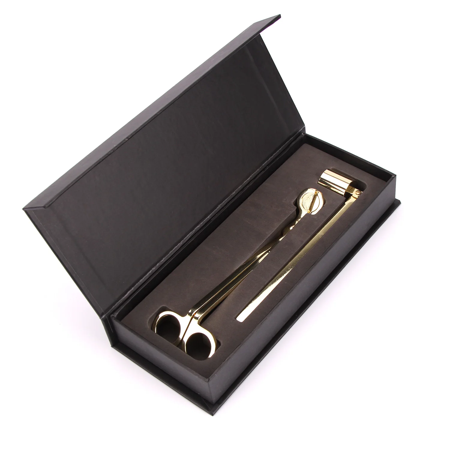 High Quality Wick Trimmer Dipper Snuffer 2pcs Candle Care Kits Accessories Tools  with Custom logo and gift box