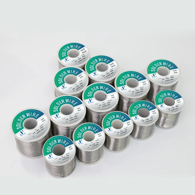 Jufeng Flux Cored Solder Wire Sn60/Pb40 Leaded Solid Welding Wire
