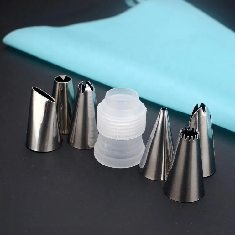 8 pcs Cake Decorating Tools Icing Nozzles Kit Fondant Cake Decoration Tools Pastry Baking Utensils