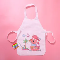 Creative Foldable Doodle Writing Baby Drawing Toys Diy Apron Painting Toys