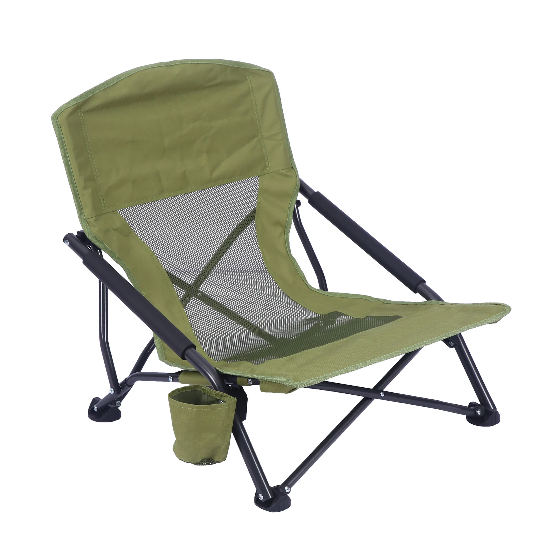 Outdoor Lightweight Compact Aluminum Moon Chair Portable Folding Design for Camping Beach Fishing Park Garden Leisure