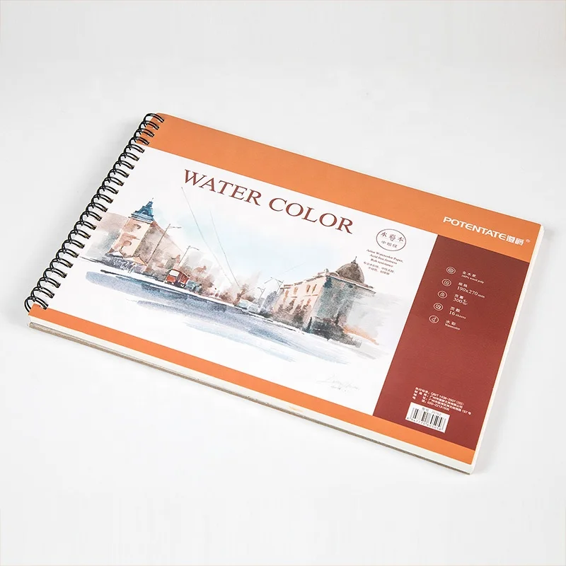 POTENTATE 16K Medium Grained Tracing Watercolor Drawing Paper Book 300gsm Paper Pad/16 Sheets Papel Acuarela Watercolor Pad