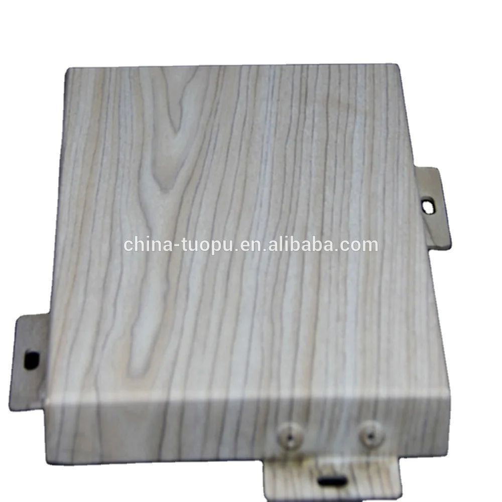 Guangdong Foshan Exterior Aluminum Panel Cladding Wall Systems Wall Cladding Design Wooden Facade