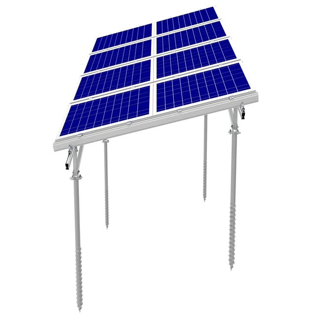 Солнечный столб, наземные стеллажи, металлический солнечный модуль, система Pv, установка заземления, регулирующие Заводские кронштейны