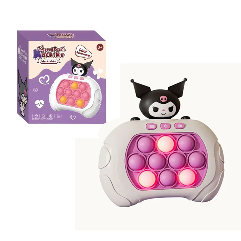 Anime Pop Fidget Kids Toys Handheld Game for Teen Quick Push Games Educational Sensory Stress Relief Children Toys
