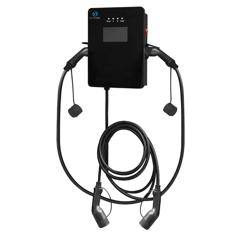 Charging Station EVSE 44KW Dual Socket Hot sale TUV CE Certificated Type2 to Type2 EV Charging
