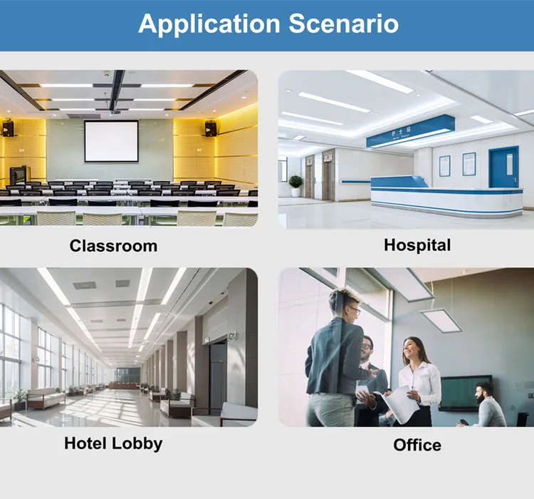 595*595mm 1195*595mm Commercial Sensor APP Smart Control Lighting Dimmable Ceiling Surface Mounted Led Panel Light